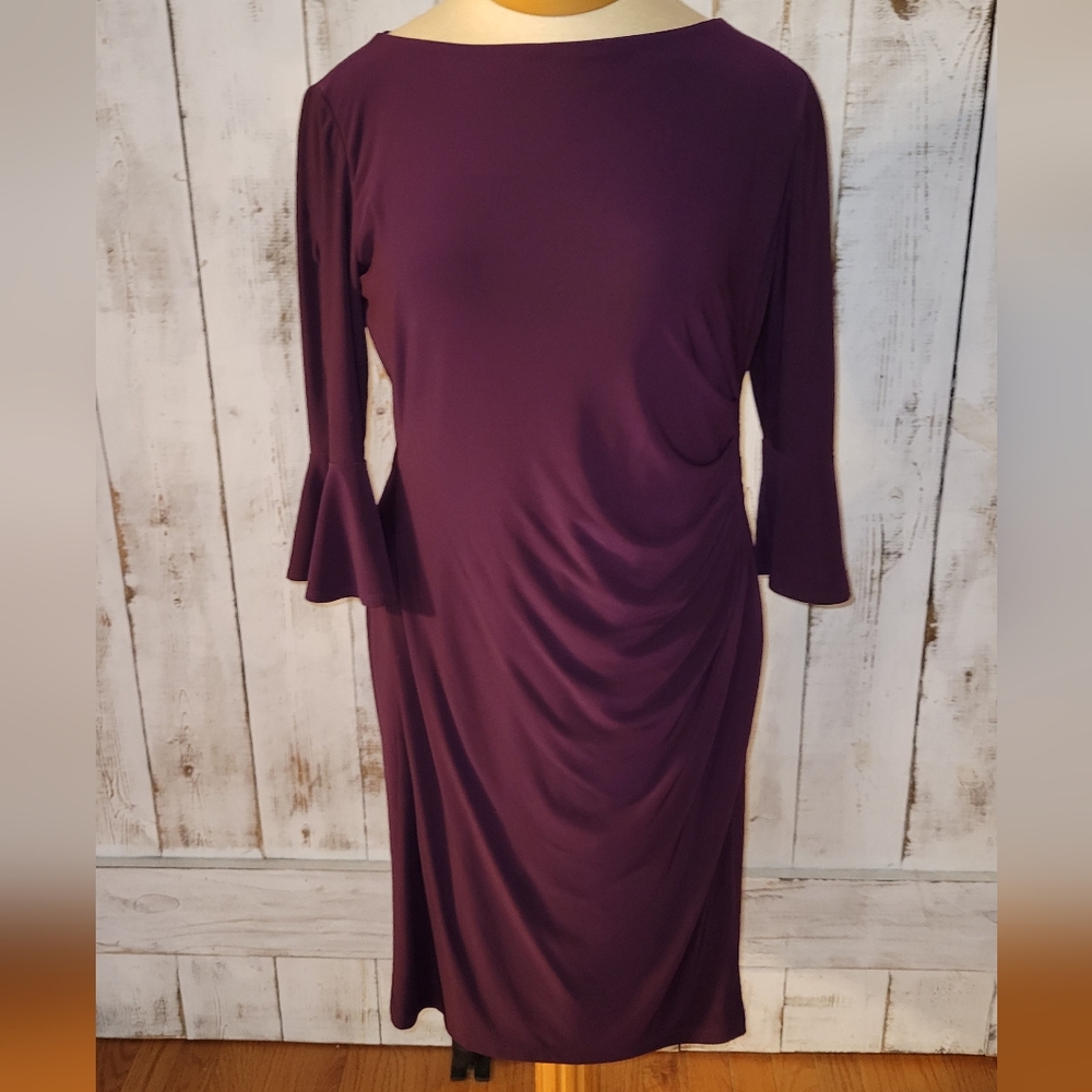 Chaps 3/4 Bell Sleeve Dress